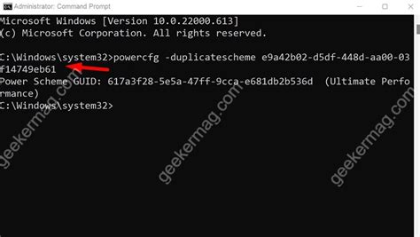 unlock ultimate performance windows 11 cmd, How to enable ultimate performance in windows 11 via command prompt
