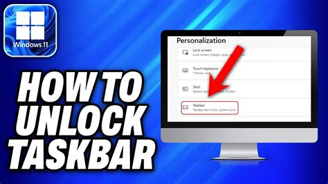 unlock windows 11 taskbar, How to unlock taskbar on windows 11, turn-off taskbar lock left, right