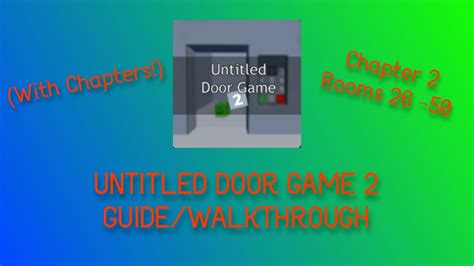 Untitled Door Game Walkthrough