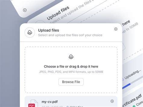 upload details ui, Browse thousands of upload ui images for design inspiration