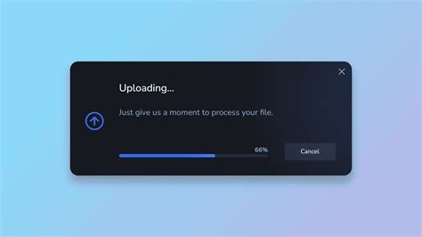 upload file animation, 