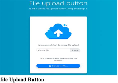 upload file button design, How to design custom file upload button in html css