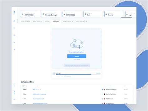 upload file dashboard design, File upload dashboard designs, themes, templates and downloadable