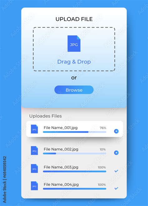 upload file mobile ui design, File upload mobile ui designs, themes, templates and downloadable