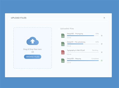 upload file website design, Upload file page design for website on behance