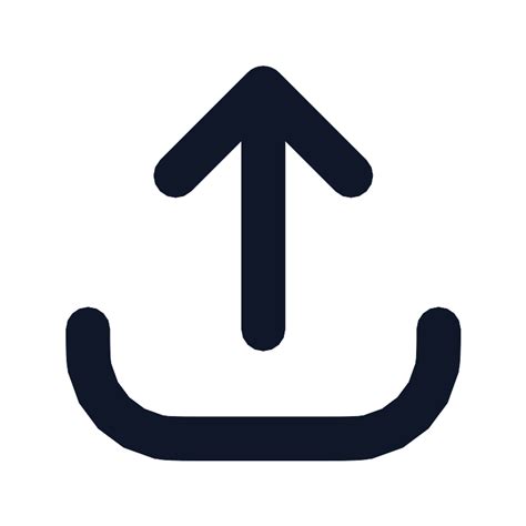 upload icon in svg format, Upload vector svg icon