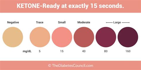 Urine Ketone Levels Chart