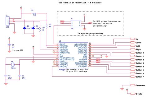 usb controller schematic 