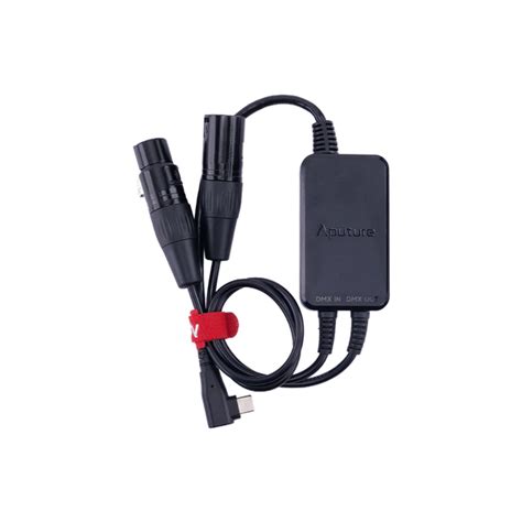usb cto dmx in and out, Aputure active usb-c to 5-pin dmx in & out adapter