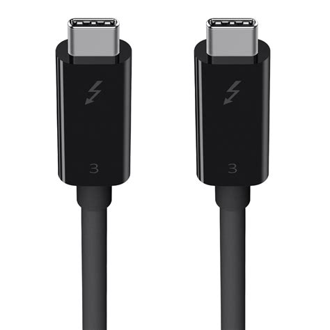 usb type c thunderbolt 3 cable, Thunderbolt usb male cable type belkin blk key features black. Belkin thunderbolt 3 usb type-c male cable f2cd081bt1m-blk b&h