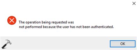 user failed to be authenticated, Why am i seeing the errors 