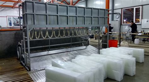 usine de fabrication de glace