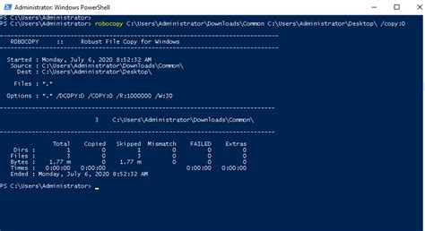 using robocopy in powershell script, Robocopy examples – 4sysops