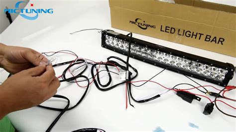 utv led light bar wiring harness 