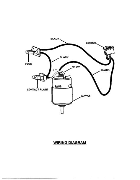vacuum cleaner motor wiring diagram 