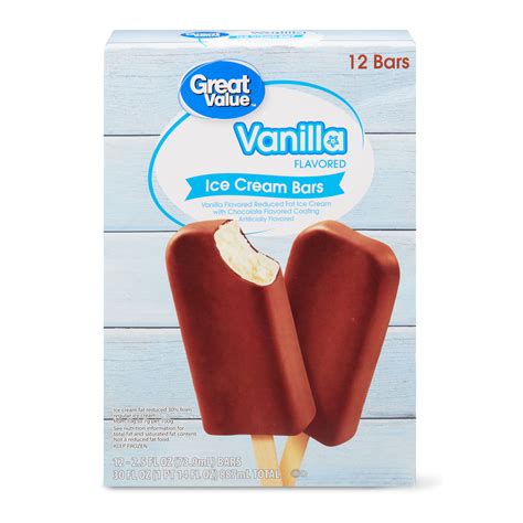 vanilla ice cream bars