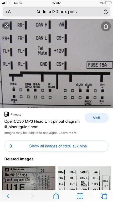 vauxhall radio wiring diagrams 