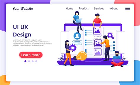 vector images ui/ux, Ui ux programmer flat design vector illustration 4580435 vector art at