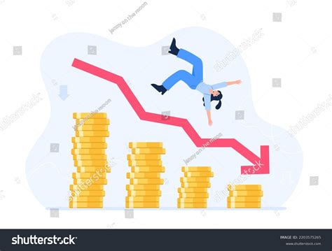 vector stock market drop, Stock chart background stock market drop stock vector (royalty free