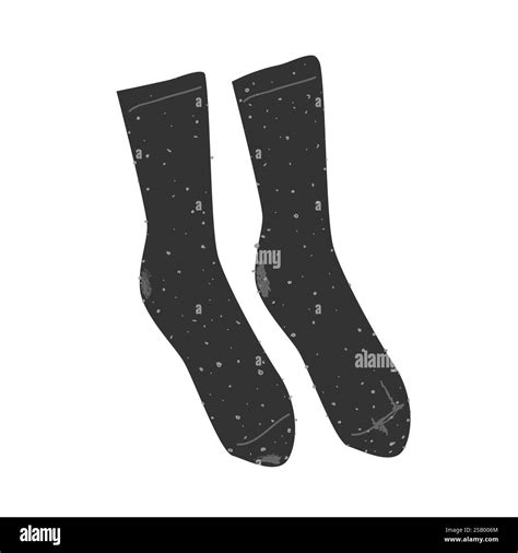 vector stock old socks, Old sock, illustration, vector on white background stock vector image
