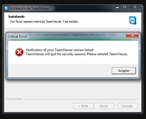 verification of your teamviewer failed, Pali postal division: verification of your teamviewer version failed
