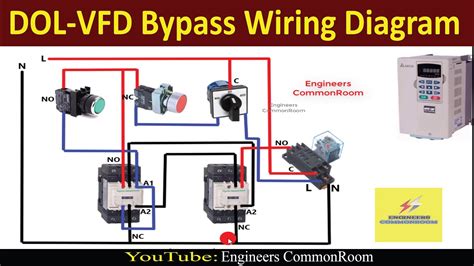 vfd bypass contactor wiring diagram 
