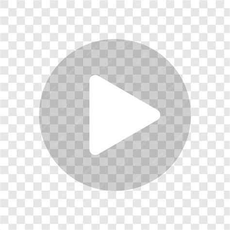 video play transparent icon, Youtube play button clip art. Play flat icon