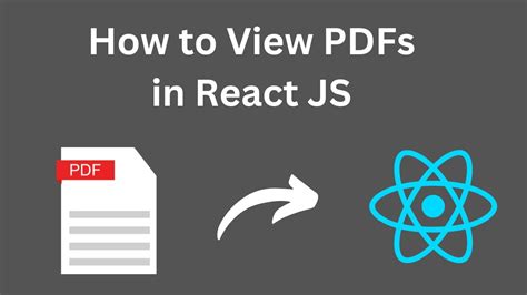 view pdf in react, 
