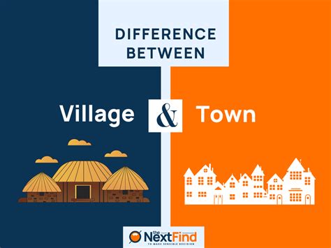 village and town