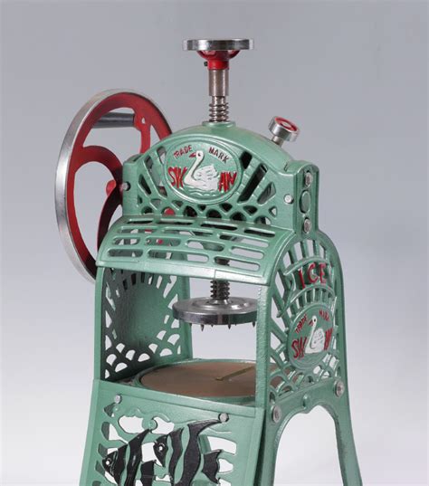 vintage ice shaver machine