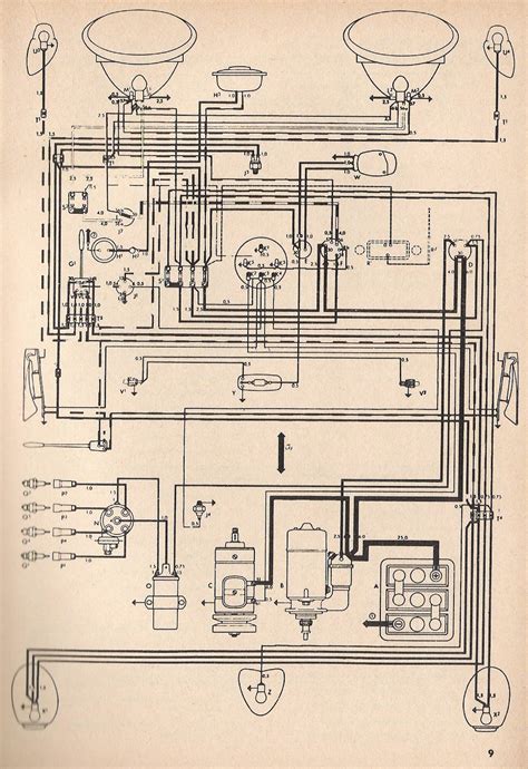 vintage vw wiring diagrams 