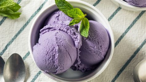 violet ice cream