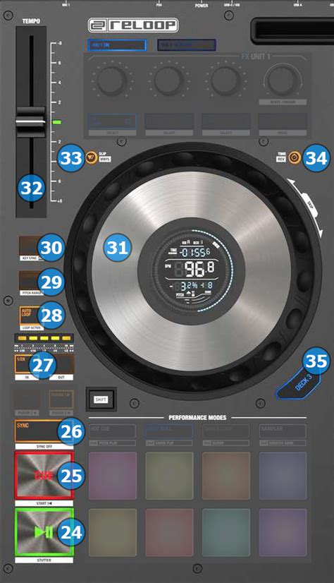 virtual dj tonearm, 