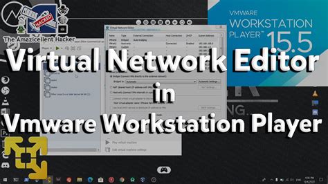 virtual network editor on vmware player, Vmware workstation communications