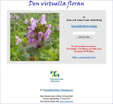 virtuella floran
