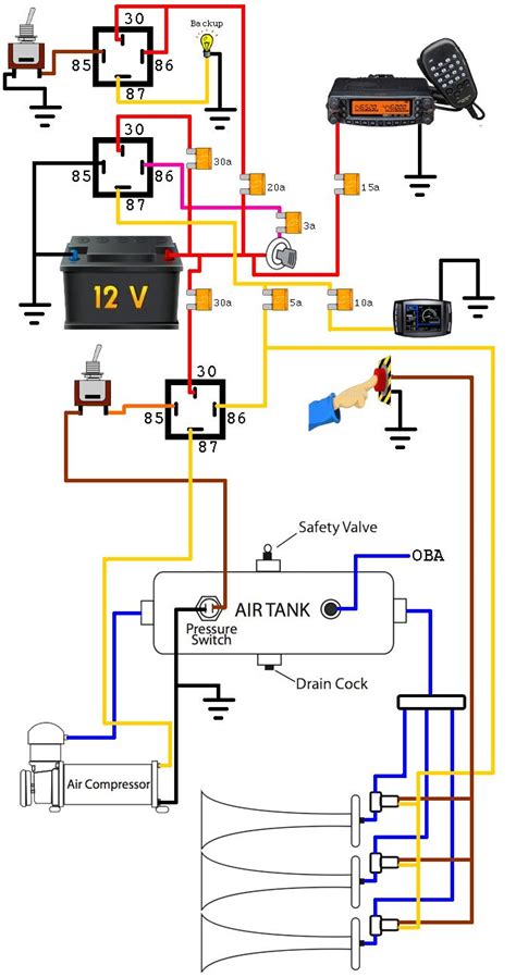vlair air horn wiring diagram 