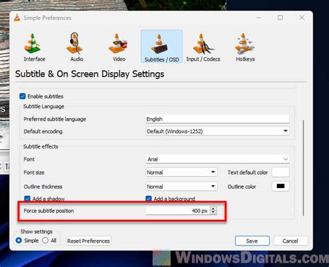vlc adjust subtitle position, Vlc subtitle effects subtitles color adjust visible outline change colors text well use default other. Vlc subtitles not showing? here's how to fix it permanently