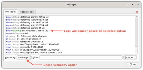 vlc error log location, Where is the location of vlc log files?