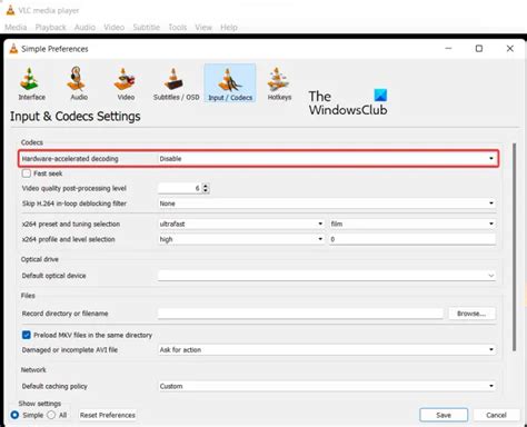 vlc hardware acceleration issues, How to enable hardware acceleration in vlc and save battery. Acceleration vlc accelerated decoding