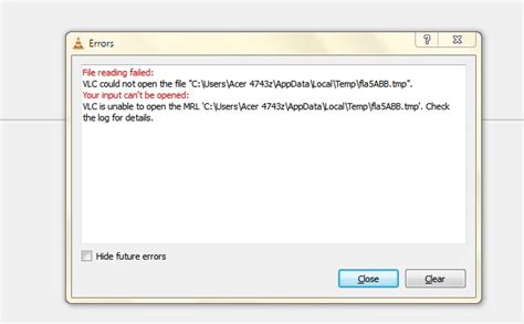 vlc media player error log, How to fix vlc player codec error on pc in 2024?