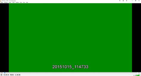 vlc media player flashing green, 