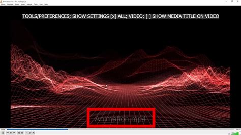vlc player hide file name, Vlc media player