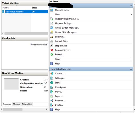 vms not showing in hyper-v manager, Hyper v vms will not connect to hyper v manager in windows 10