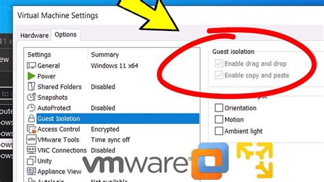 vmware guest isolation option missing, Fix guest isolation is grayed out in vmware