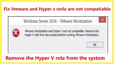 vmware player and hyper-v are not compatible, How to fix vmware and hyperv are not compatible