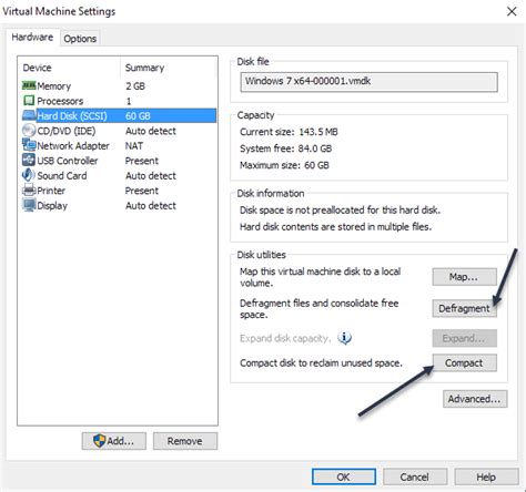 vmware player reduce disk size, Vmware player 15 – specify disk capacity. Vmware player capacity specify disk