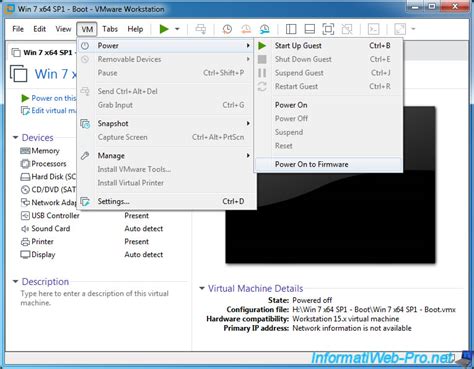 vmware workstation boot order, Vmware workstation boot manager