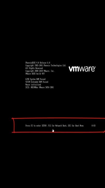 vmware workstation delay boot time, How to increase the vmware boot screen delay