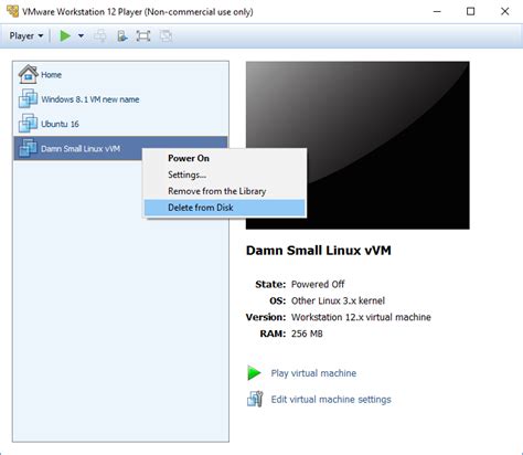 vmware workstation delete vm, Vmware workstation 17.5.2