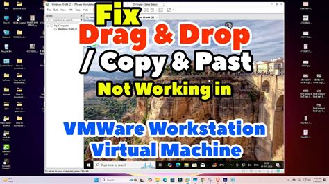 vmware workstation drag and drop not working, Fix guest isolation is grayed out in vmware